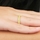 Carnaby's CZ Stackable Goldtone Eternity Ring