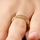 Carnaby's CZ Stackable Goldtone Eternity Ring