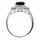 Royal Style Wedding Ring: Silvertone